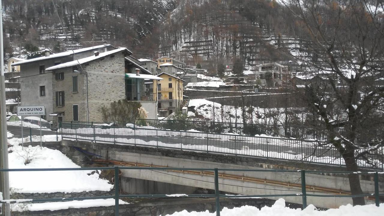 B&B Arquino Sondrio Bagian luar foto